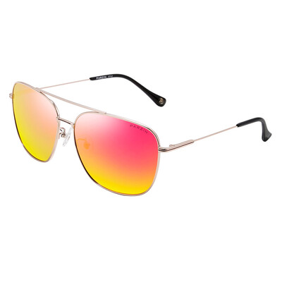 

Parsons PARZIN fashion polarized sunglasses women&39s trend driving sunglasses 8098 gold frame reflective film purple red film