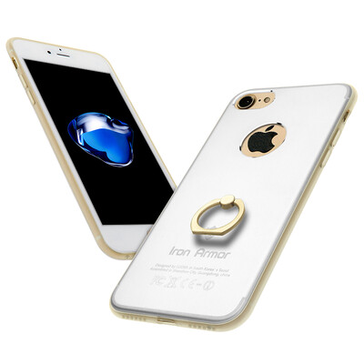 

Apple, iphone7 классной музыка переднего металлического кольцо пряжки творческого телефона оболочка защитного рукав кронштейн оболочка падение сопротивления, пригодное для iphone 7 серебра