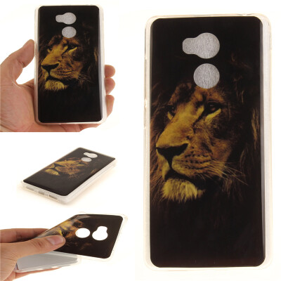 

Lions Pattern Soft Thin TPU Rubber Silicone Gel Case Cover for XIAOMi RedMi 4