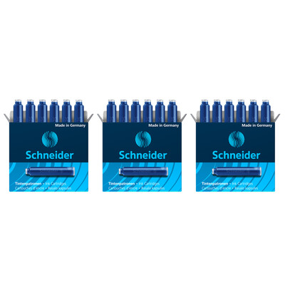 

Schneider (Schneider) ink bladder / ink bag 3 boxed (box / 6) -6699 blue black