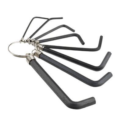 

1шт 8 в 1 Металл шестигранный ключ брелок велосипед Repair Tool Set