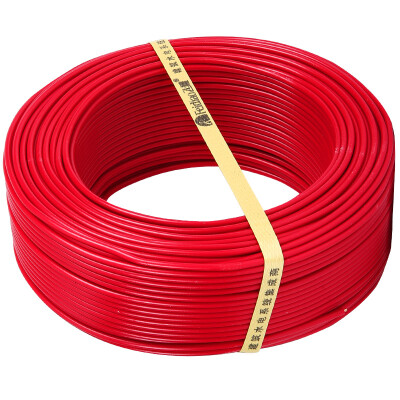 

Feidiao feidiao wire&cable BV4 square national standard household copper wire single-core single-strand copper wire 50 meters red FireWire