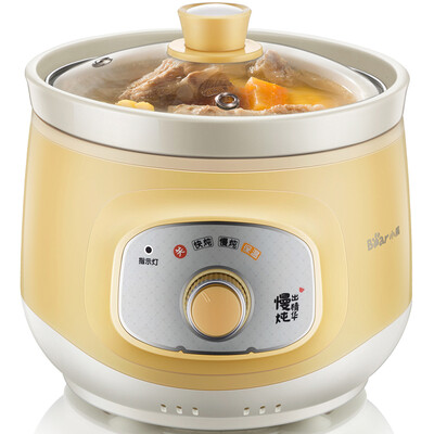 

小熊（bear）电炖锅 电炖盅BB煲煮粥炖汤煲汤锅DDG-D20Q2 2L