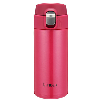 

Tiger Tiger insulation cup stainless steel vacuum cup a key to open the shell cover MMJ-A36C-PA rose pink 360ml