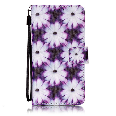 

Flower Design PU Leather Flip Cover Wallet Card Holder Case for SAMSUNG A310