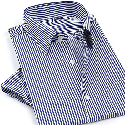 

Summer mens business casual short-sleeved shirt