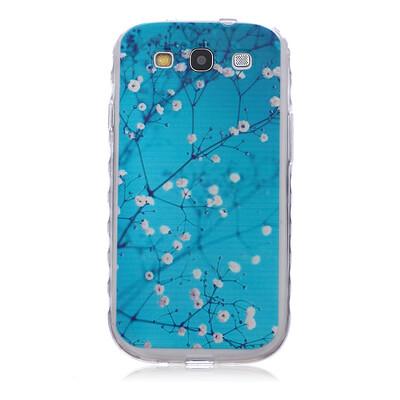 

Цветения сливы картины мягкий тонкий TPU резиновая крышка силиконовый гель чехол для SAMSUNG GALAXY S3 I9300