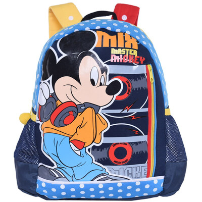 

Disney Mickey Mickey Children&39s Bag with a hat cold cute cartoon kindergarten bags bag M616140 red hat removable