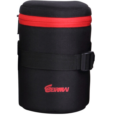 

Rui Ma (EIRMAI) L2040 SLR camera lens bag lens barrel thick anti-collision shock Canon Nikon lens bag red edge