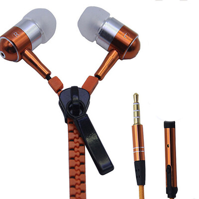 

MyMei New 3.5mm in-Ear Earphone Earbuds with Mic Zipper Universal Stereo Headphone