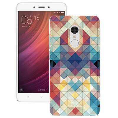 

YOMO millet phone red rice note4 phone shell mobile phone protective cover relief texture texture shell series mosaic