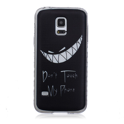 

Bad laugh Pattern Soft Thin TPU Rubber Silicone Gel Case Cover for SAMSUNG GALAXY S5 Mini