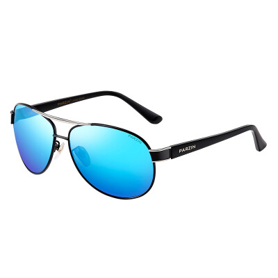 

Parsons PARZIN fashion frogs paragraph polarized sunglasses couple polarized driving sunglasses 8079 silver frame reflective film ice blue