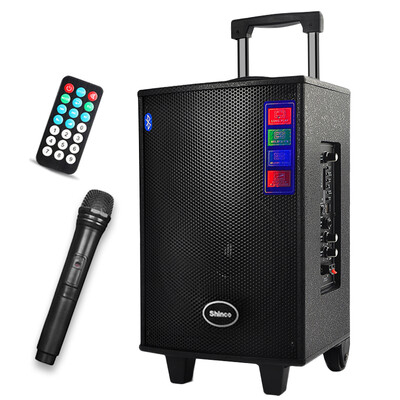 

Shinco T502 Trolley Speaker Square Dance Audio Открытый портативный усилитель карт