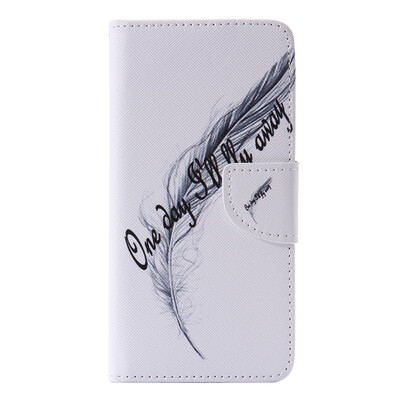 

Feather Design PU Leather Flip Cover Wallet Card Holder Case for SAMSUNG A72016