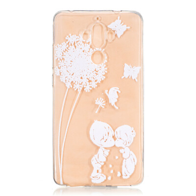 

Child Dress girl Pattern Soft Thin TPU Rubber Silicone Gel Case Cover for HUAWEI Mate 9