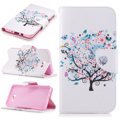 

Small tree Design PU Leather Flip Cover Wallet Card Holder Case for SAMSUNG Galaxy J7 2017/J727P