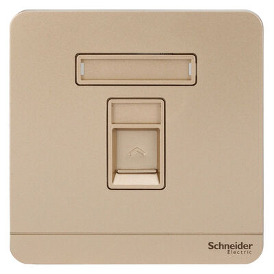 

Schneider Schneider switch socket computer information network cable network socket panel is still a series of twilight gold