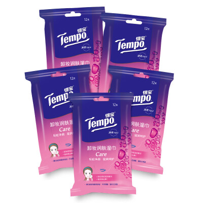 

Tempo wipes boxed (5 x x 12 tablets) Hygiene cleanser