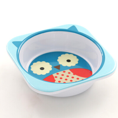 

SKIP HOP cute zoo imitation porcelain drop children's meal bowl single install - owl 6 months or more US imports