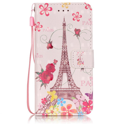 

Eiffel Tower Design PU Leather Flip Cover Wallet Card Holder Case for IPHONE 6 PLUS