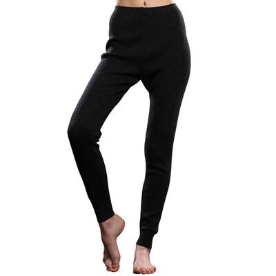 

Hengyuan Xiang pure wool pants ladies Slim thick warm leggings gift box black flower ash 16590