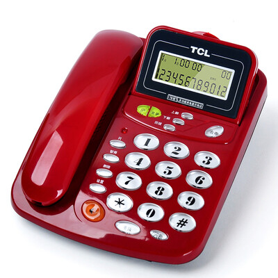 

TCL HCD868 (17B) TSD Фиксированный проводной телефон / стационарный / Caller ID Аккумулятор Free Hands Hook Screen /