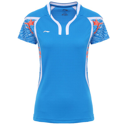 

Li Ning LI-NING AAYL104-3 Badminton Women&39s Competition Tops Bright Blue M
