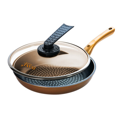 

Jingdong Supermarket drill technology ZUANJ imports of non-stick pan 28CM smoke-free fried fried beef decoction pan gas cooker general ZJ-GNF28 gold