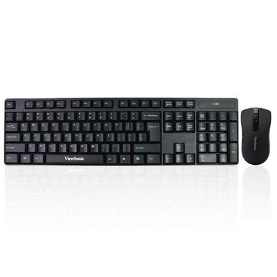 

ViewSonic CW1260 24G wireless simple fashion desktop mouse&keyboard set white