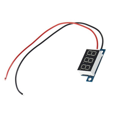 

DC 3.0V-17V LED Panel Meter Mini Lithium Battery Accuracy Digital Voltmeter