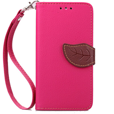 

Pink Design PU Leather Flip Cover Wallet Card Holder Case for LG G2D802