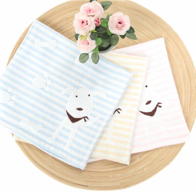 

Jinhe home towel home textiles cotton embroidery baby towel three loaded blue / yellow / powder 50g / Article 27 * 50cm JH07-47T