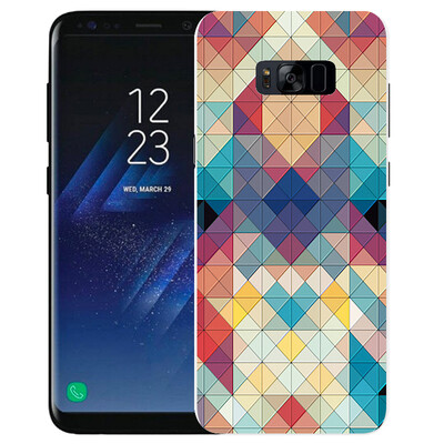 

YOMO Samsung S8 телефон чехол для телефона корпус s8 телефон раковина тиснение текстура твердая оболочка серия мозаика