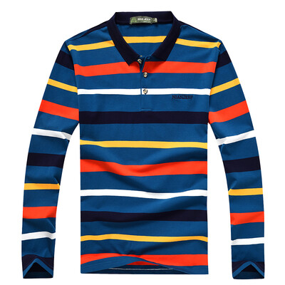 

Jeep Shield T-Shirt Мужская тонкая полосатая футболка с длинным рукавом D9393 Denim Blue XL