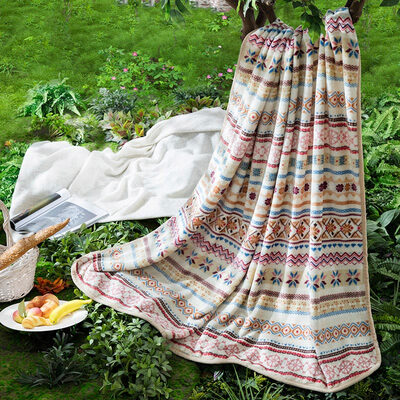 

LOVO Lorraine life produced Ilduque flannel blanket 150 200cm