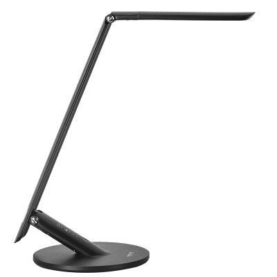 

Crown Ya LED desk lamp student learning desk lamp business office touch dimming tone warm tempering USB interface bedroom bed reading lamp LA-H328 black