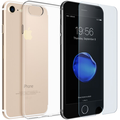 

[2 комплекта] BIAZE iPhone7 / 8 корпус мобильного телефона Apple 7/8 закаленная пленка 0,28 мм стеклянная пленка + свежий защитный рукав новые пакеты для упаковки машин-JK137