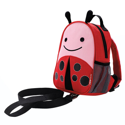 

SKIP HOP zoo-let mini backpack (with anti-lost belt) cartoon pattern shoulder bag kindergarten children's bag - small bee 1-4 years old