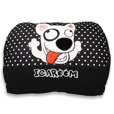

Jingdong supermarket car car house ICAROOM car headrest hollow cotton neck pillow cartoon car pillow light red I16-865A-105
