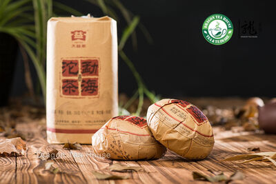 

Classical Menghai Dayi Pu-erh Tea Puerh Tuo Cha Cooked Shu Taetea Puer 2015 Ripe