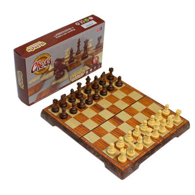 

UB 2320L Chess Wooden Belt Magnetic Foldable Portable Portal Training Chess