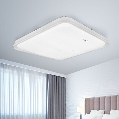 

[Jingdong Супермаркет] Midea (Midea) Светодиодные потолочные светильники комнаты гостиной спальни ресторана освещения высокого класса моды двухцветный бесцветный кристалл 24w