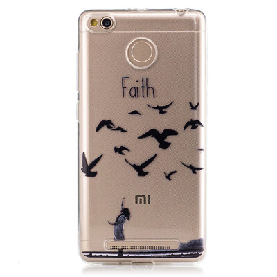 

Платье девушки Faith девушки Pattern Мягкий Тонкий TPU Резиновый Силиконовый гель Чехол для XiaoMi Red Mi 3S