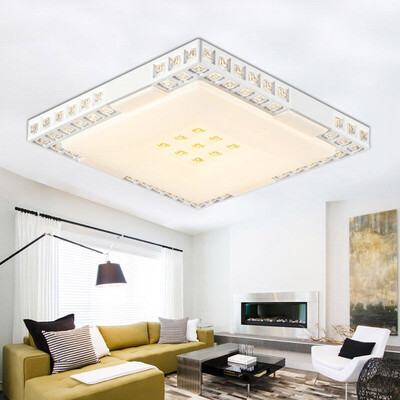 

NVC Ceiling Lamps Living Room Lamps Lights Lights Lamps Can Be Controlled Crystal Lamps Square Tri-color Adjustable (30W3000K + 6500K)