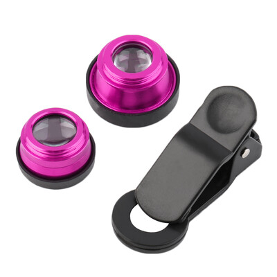 

Hot 3 In 1 Clip Camera Lens Fish Eye Wide Angle Macro Kit For Smart Phone