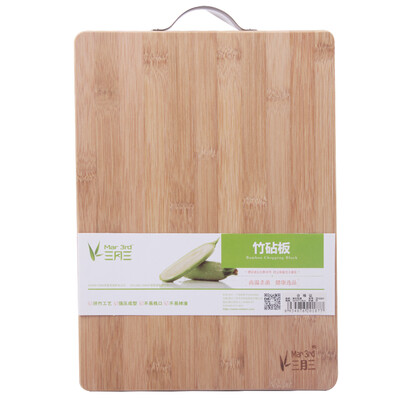 

March 3 Long carbonized bamboo chopping board chopping board ZN3324 33cm 24cm 18cm