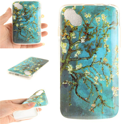 

Apricot tree Pattern Soft Thin TPU Rubber Silicone Gel Case Cover for WIKO Sunny