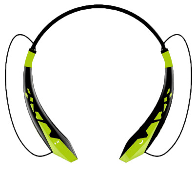 

LEIMAI LM-E8 Sports Bluetooth Headset 4.0 Dual Earphone Wireless Phone In-Ear Running Headset Green