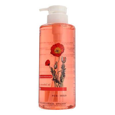 

Soler French red poppy essential oil formula red brown hair dog special bath 500ml